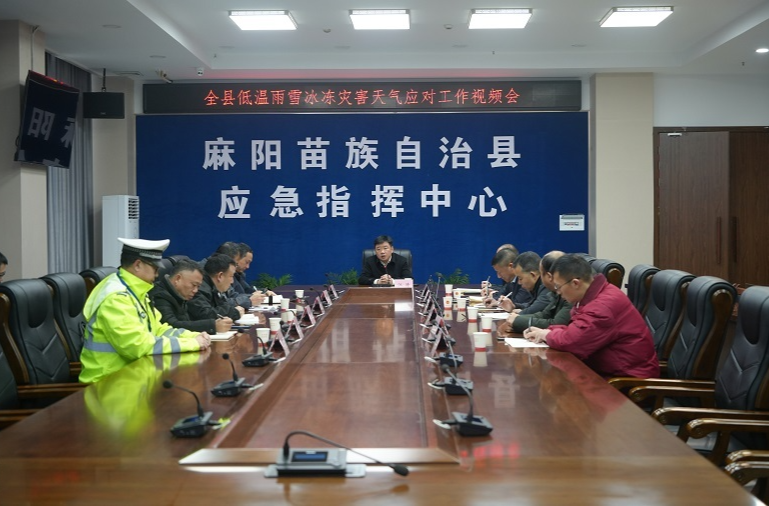 江涛调度部署春节前后低温雨雪冰冻灾害防范应对工作