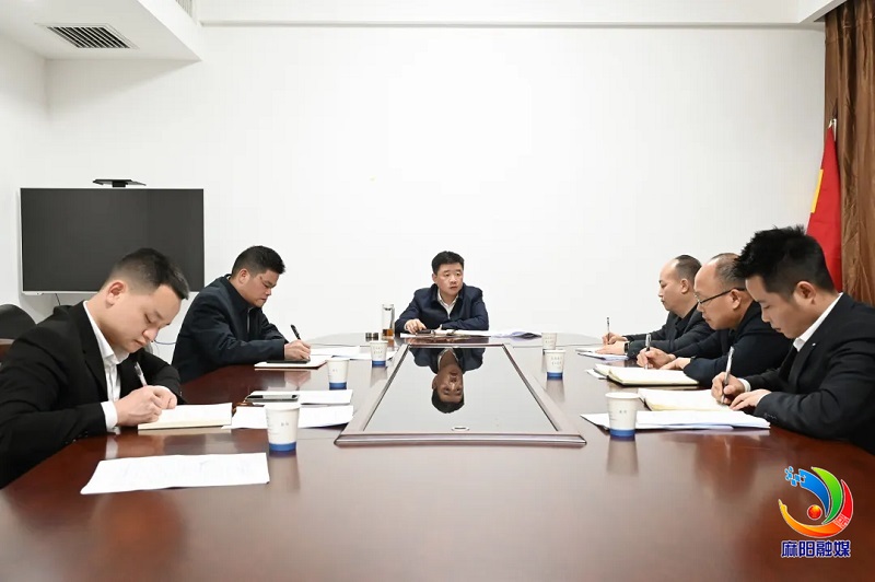 江涛专题调度全县部分重点产业项目推进工作