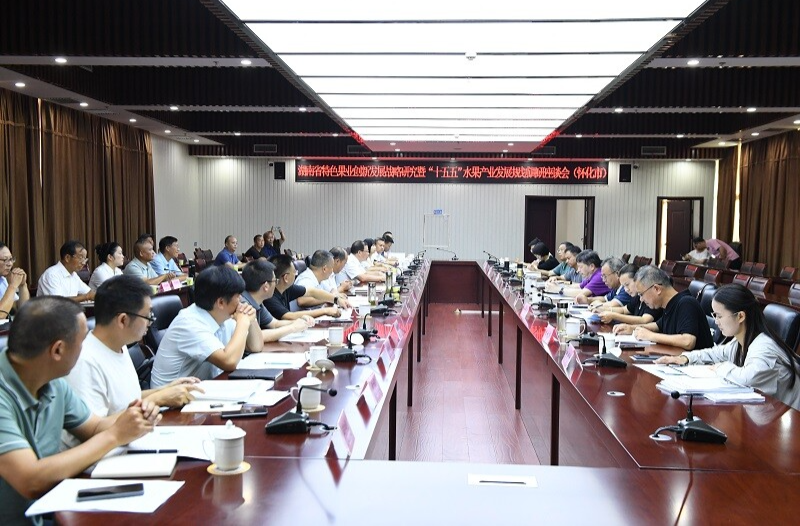 湖南省特色果業(yè)創(chuàng)新發(fā)展戰(zhàn)略研究暨“十五五”水果產(chǎn)業(yè)發(fā)展規(guī)劃調(diào)研座談會（懷化市）在麻召開