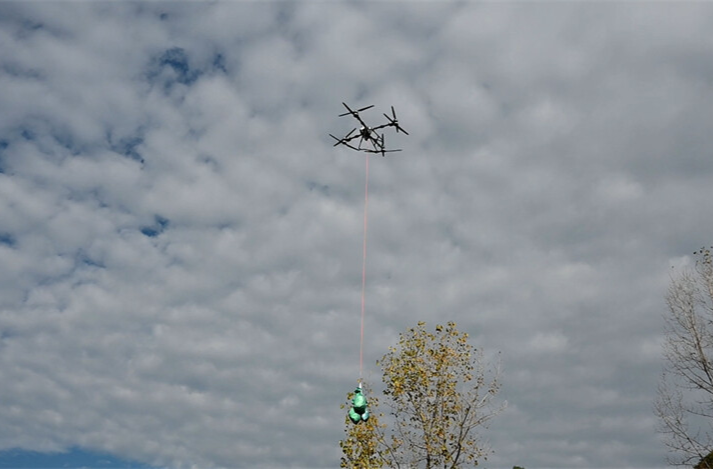 麻阳：科技赋能助丰收，无人机“飞”入橙园运果忙