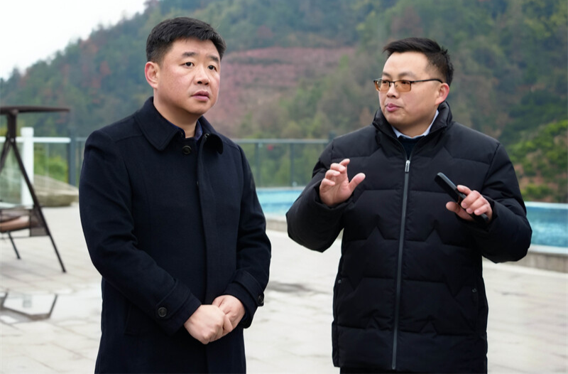 江涛调研安全生产工作和重点项目建设