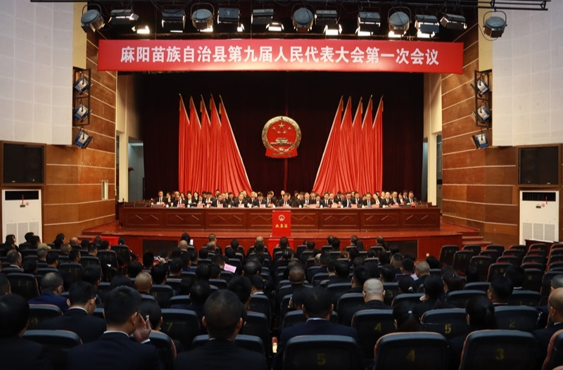 【两会时刻】县九届人大一次会议举行第三次全体会议 莫百生当选县九届人大常委会主任 麻学清当选县人民政府县长